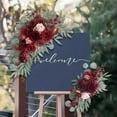 thumbnail image 1 of 2Pcs Wedding Arch Flowers Artificial Floral Swag Backdrop Decor Ornament Welcome, 1 of 8