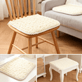 thumbnail image 3 of 16.54*17.72 Inch Pure Chair Cushion,D-Shape Comfortable Dining Chair Pad,Slip Resistant Kitchen Chair Seat Cushion, 3 of 8