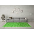 thumbnail image 3 of Ahgly Company Indoor Rectangle Solid Green Modern Area Rugs, 6' x 9', 3 of 4