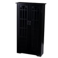 thumbnail image 2 of SEI Furniture Window Pane Media Cabinet in Black, 2 of 3