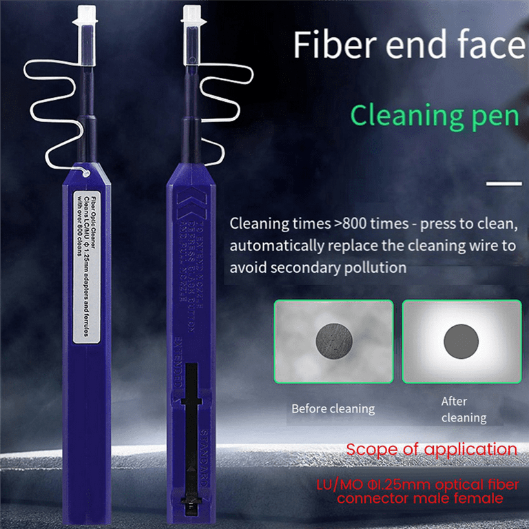 One-Click Fiber Optic Connector Cleaner Pen For 1.... - Vicedeal