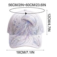 thumbnail image 3 of Luckky 3D Ocean Creatures Embroidery Cap,Adjustable Cotton Baseball Cap,Raised Embroidered Sea Animal Hat for Beach Travel Outdoor Daily Wear, 3 of 8