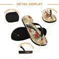thumbnail image 3 of YAZAOOSummer Flip Flops Creatively Golden Holiday Elegance Simple Beach Sandals, 3 of 8
