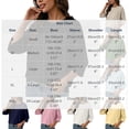 thumbnail image 4 of Stamzod 3/4 Length Sleeve Womens Tunic Tops Dressy Casual Work Shirts Loose Fit Trendy 2026 Knitted Tunic Blouses Khaki F XL, 4 of 8