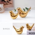 thumbnail image 6 of Small Birds Statues Home Decor Modern Style Decorative Ornaments for Living Room Decor, Bedroom, Office Desktop, Cabinets (2Pcs), 6 of 9