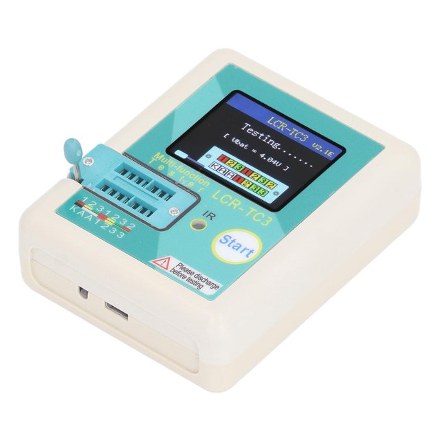 Probador De Diodos, Kit De Probador De Transistores De 4,5 V Con Pantalla A Color Para PNP