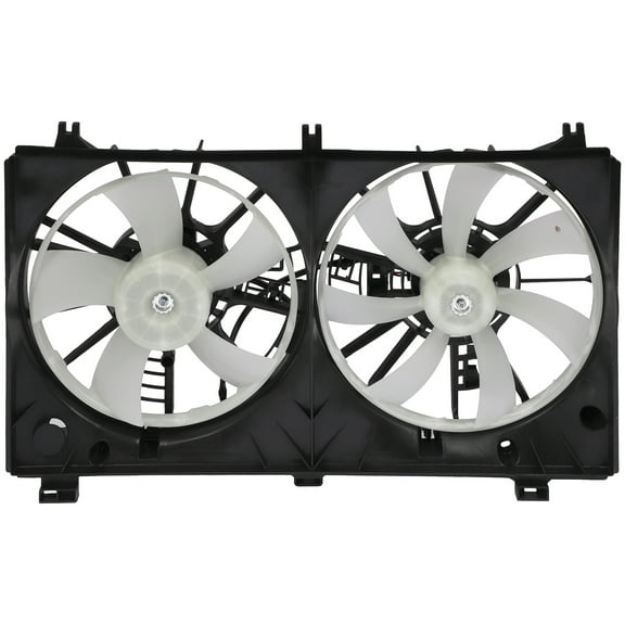 ECCPP Radiator Condenser Cooling Fan Assembly fit 2006-2013 for IS250