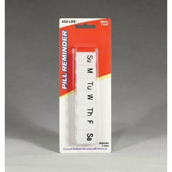 Acu-Life 7 Day Pill Reminder Box, Small
