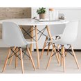 thumbnail image 2 of Heavenly Collection White Wood Chair SET OF 3, 2 of 6