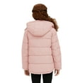 thumbnail image 5 of Wantdo Big Girls' Winter Coat Warm Winter Jacket Windproof Puffer Jacket Coral Pink 14/16, 5 of 10
