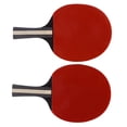 thumbnail image 4 of Pingpong Paddle Ball Set 2 Pcs Table Tennis Bats 3 Pcs Balls Wood Rubber Soft Sponge Racket For Training Exercise, 4 of 8