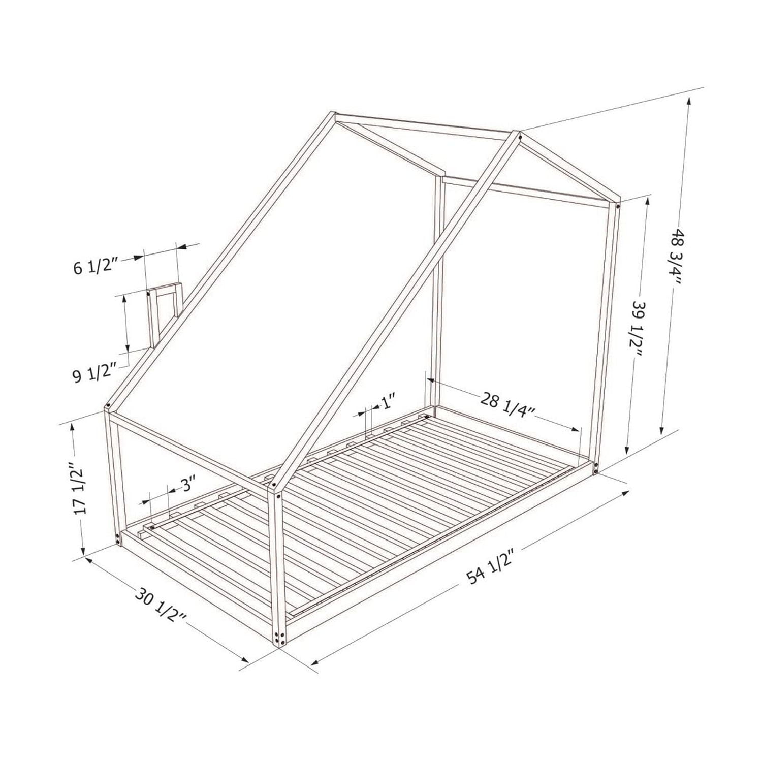 Lit maison pour la salle de jeu de la collection Ohana South Shore