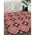 thumbnail image 3 of Ahgly Company Tapis d'Intérieur Lavables en Machine, Rectangle de Transition, Zone Rouge Tomate, 8' x 10', 3 of 7