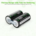 thumbnail image 5 of EBL Rechargeable C Batteries 2300mAh Battery Size C General Purpose Battery for Power Device, 2 Pack, 5 of 6