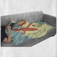 thumbnail image 6 of Xo Soft Flannel Fleece Throw Blanket, Pop Art Style Retro Hugs and Kisses on Vibrant Illustration, Cozy Plush for Indoor and Outdoor Use, 50" x 60", Dark Coral Turquoise, by Ambesonne, 6 of 6