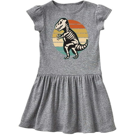 

Inktastic Dinosaur Skeleton Halloween Gift Toddler Girl Dress