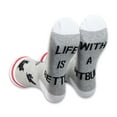 thumbnail image 2 of Pit Bull Dog Socks Pitbull Lover Gifts Life Is Better With A Pitbull Gifts for Pitbull Owner Socks Gifts 2 Pairs Pit Bull Dog Socks Pitbull Lover Gifts Life Is Better With A Pitbull Gifts for, 2 of 5