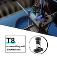 thumbnail image 4 of Tuercas de tornillo de plomo T8 POM Anti Backlash para varilla roscada de 2mm/4mm/8mm de plomo Barbie Nuevos Originales, 4 of 9
