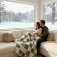 thumbnail image 2 of Dmlowu Soft Throw Blanket - 28x40" Cozy Fleece Blanket, Warm Breathable Throw Blanket for Couch Sofa Bed, Comfortable Fluffier Fuzzy Blanket, 2 of 6