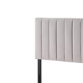 thumbnail image 6 of Light Grey Modern Channel-Tufted Headboard, Queen, 6 of 8