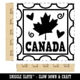 thumbnail image 2 of Canada Passport Travel Square Rubber Stamp Stamping Scrapbooking Crafting - Large 2.75in, 2 of 7