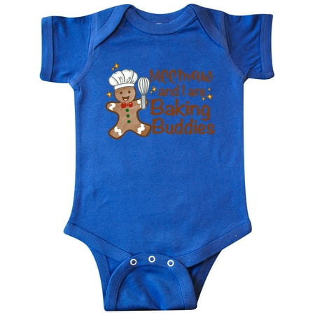 

Inktastic Meemaw And I Are Baking Buddies Gift Baby Boy or Baby Girl Bodysuit