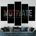 thumbnail image 5 of Motivate, Canvas, Canvas Art, Canvas Gift, Motivation Art Canvas, Motivational Canvas Art, Inspirational Canvas Print, Canvas Wall Decor - Gallery Wrapped, 5 of 9