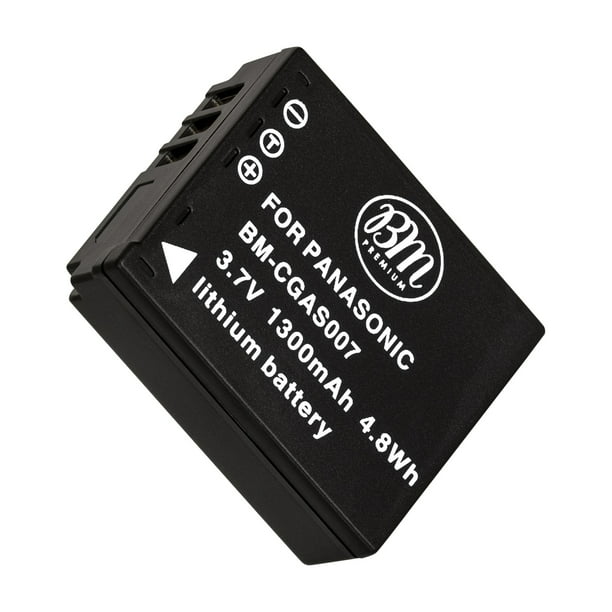 BM Premium CGA-S007 Battery for Panasonic Lumix DMC-TZ1 DMC-TZ2 DMC-TZ3 DMC-TZ4 DMC-TZ5 DMC-TZ15 DMC-TZ50 Digital Cameras - Walmart.com