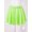 A Fluorescent Green, variant on YiZYiF Big & Little Girls Shiny Bronzing Cloth Dance Skirt Casual Pleated Mini Skirt,Sizes 2-16