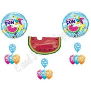 SUMMER FUN WATERMELON PICNIC Birthday Balloons Decoration Supplies Party Cookout BBQ