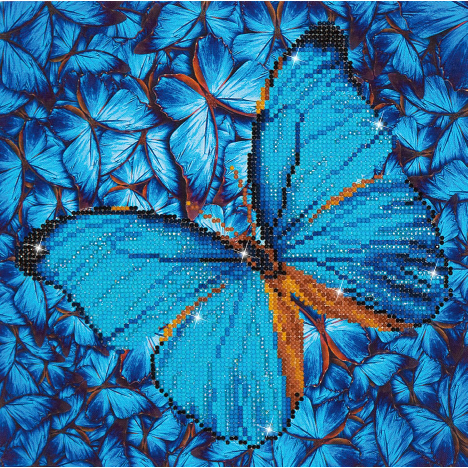 Diamond Dotz Flutter by Blue Diamond Painting Kits for Adults - Diamond Art Kits a Relaxing Creative Craft Kit with Dotz Gems 12x12
