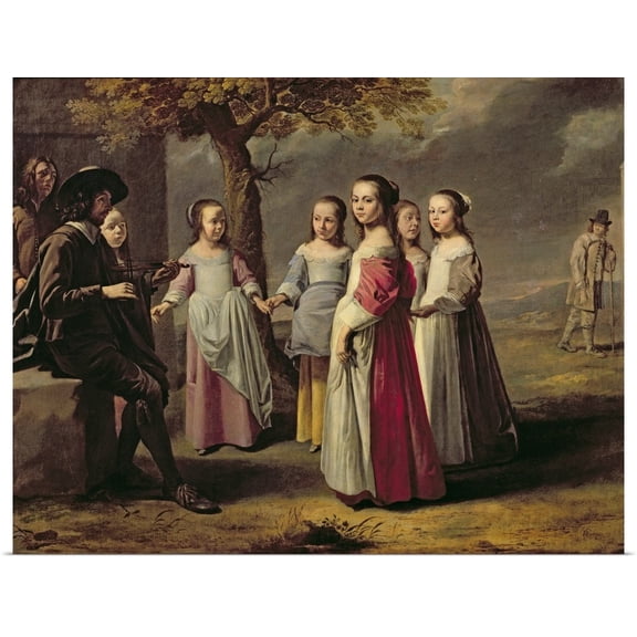 Great BIG Canvas | Rolled Mathieu Le Nain Poster Print entitled The Children's Dance