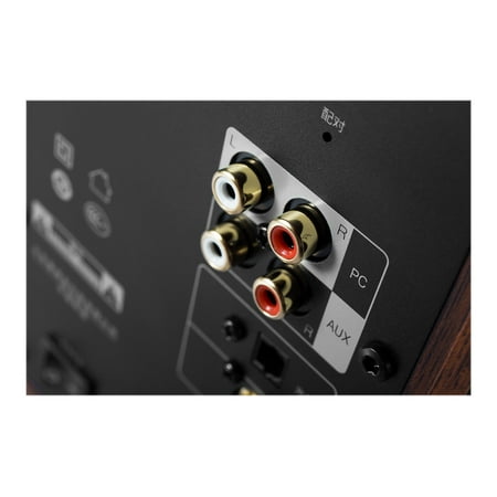 Edifier - S360DB Bookshelf Speaker & Wireless Subwoofer, Computer Speakers - Bluetooth v4.1 aptX Wireless - 2.1 Speaker System - Wood/Black