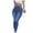 Blue, variant on MuZeFu Womens Jeans Stretchy High Waisted Women's Fashion High Waist Elastic Thin Tight Slim-fit Pants