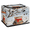 Multicolor 4, variant on ADECORIVY Winter Deer Red Bird Fabric Storage Bin with Lid, Decorative Closet Shelf Organizers, Farmhouse Snow Foldable Basket Box Clothes Storage Bin with Handles