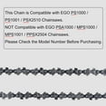 thumbnail image 3 of Opuladuo 2PC 10" Chainsaw Chain for EGO PS1000 / PS1001 / PSX2510 10-inch 56V Pole Saw, 3 of 8