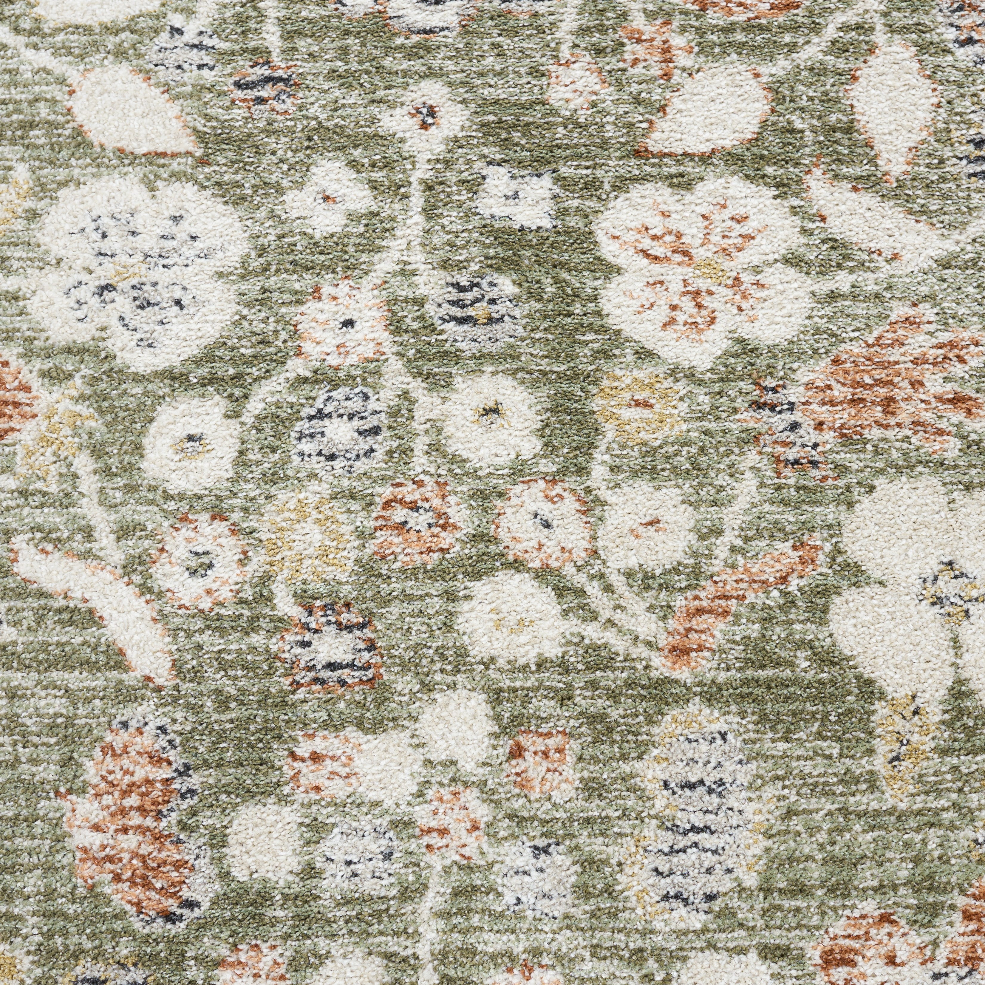SAFAVIEH Grove Petrina Oriental Runner Rug, Green/Ivory, 2' x 6'