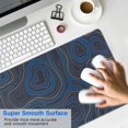 thumbnail image 4 of Blue Sea Lines&nbsp;pad Mousewaterproof,rubber+multispandexwashable Line Theme MousepadsDesk Pad for Office Home Game 31.5x15.7inches, 4 of 7
