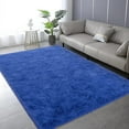 thumbnail image 2 of TWINNIS Super Soft Fluffy Carpets Shaggy Area Rugs for Living Room Bedroom Boys Girls Room,6'x9',Navy Blue, 2 of 6