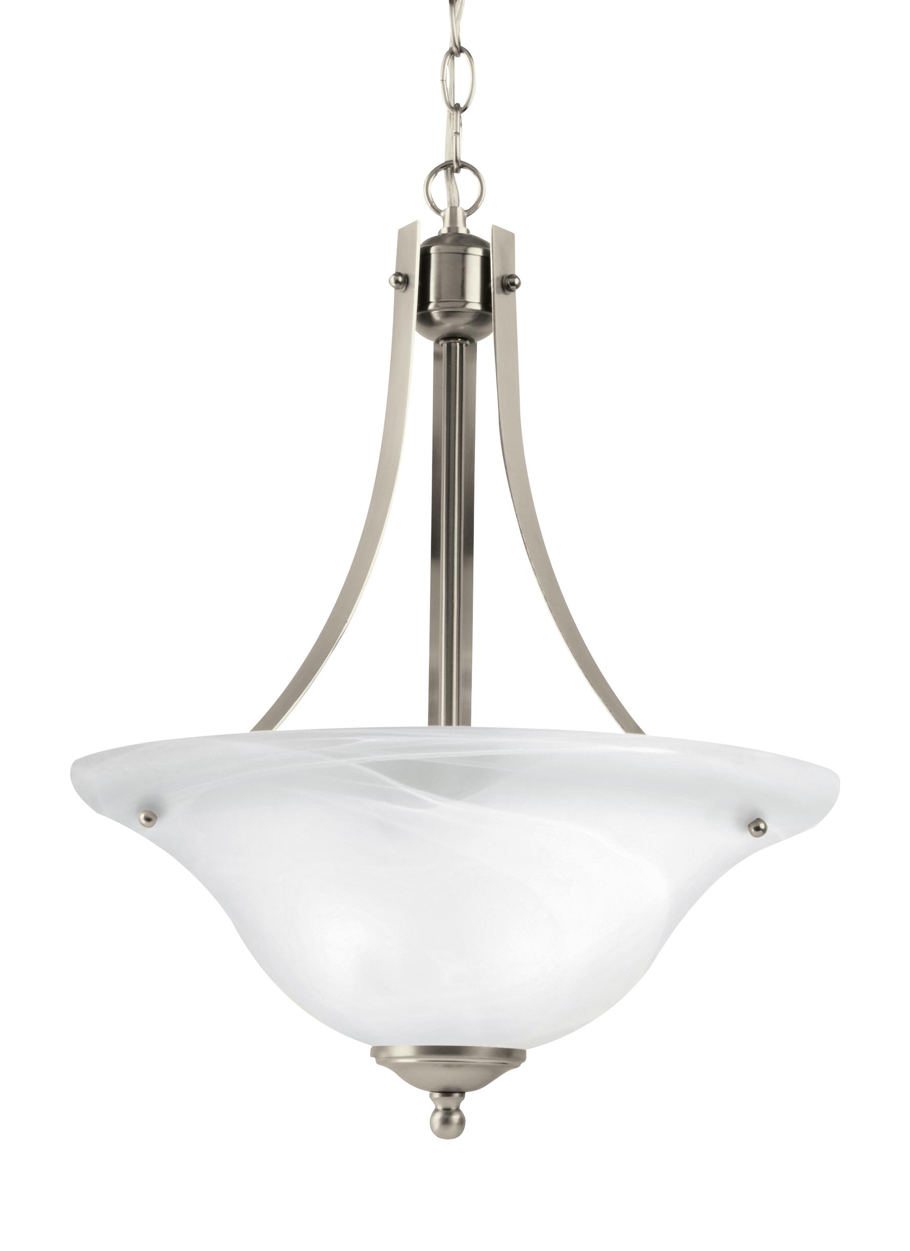 Seagull Lighting 65941EN3962 Two Light Pendant SeaGull Windgate Brushed