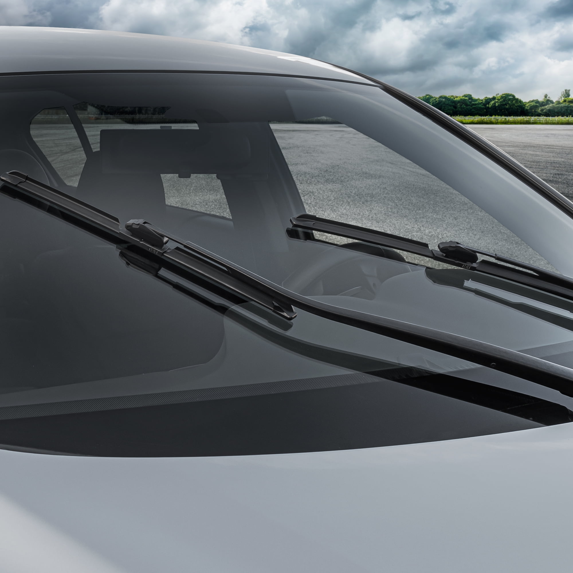 CAT C2.0 Wiper Blades (3-Pack), Front or Rear Wiper Blades for Cars SUVs Trucks, Direct OEM Replacement, Heavy Duty Streak-Free All Seasons Silent Crystal Clear Easy Installation - 22" + 21" + 11"