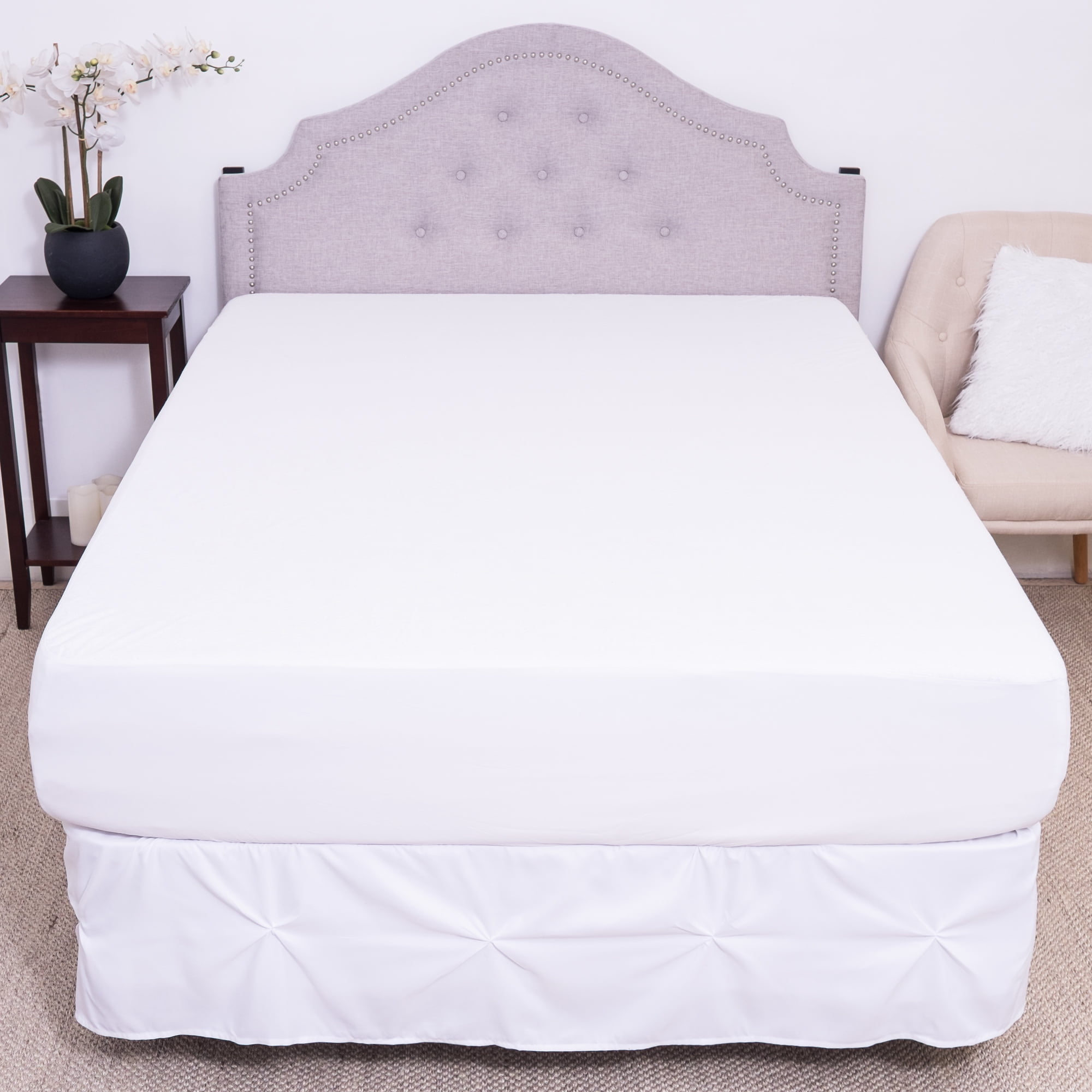 Waterproof Fitted Sheet Mattress Cover Pad Protector Terry Towel Hypoallergenic
