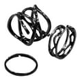 thumbnail image 6 of Opolski Rings Adjustable Delicate Black Vintage Knuckle Stackable Rings for Party, 6 of 7