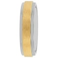 thumbnail image 3 of Mens Two-Tone Tantalum Step Edge Wedding Band, 3 of 3