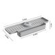 thumbnail image 3 of Faucet Handle Drip Catcher Tray Mat Faucet Mat For Kitchen Sink Accessories Gadgets- Kitchen Counter Drying Mat -, 3 of 7