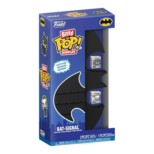 Funko Bitty Pop Display: DC Comics - Batman Signal Coleccionador negro