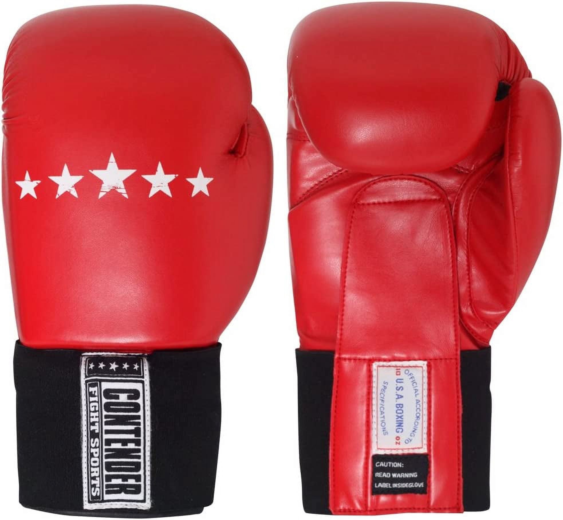 Contender Fight Sports Amateur Competition Gloves 12 oz Red