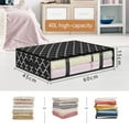 Storage for under Bed with Wheels Portable Linen Closet Hard Storage