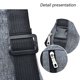 thumbnail image 4 of Riñonera multifuncional para teléfono móvil para hombre, bolsa de pecho para deportes al aire libre, nueva bolsa cruzada de moda para hombre y mujer, gris claro, 4 of 6