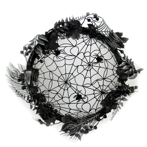 Halloween Spider Web Wreath Grapevine Wall Decor Afz181